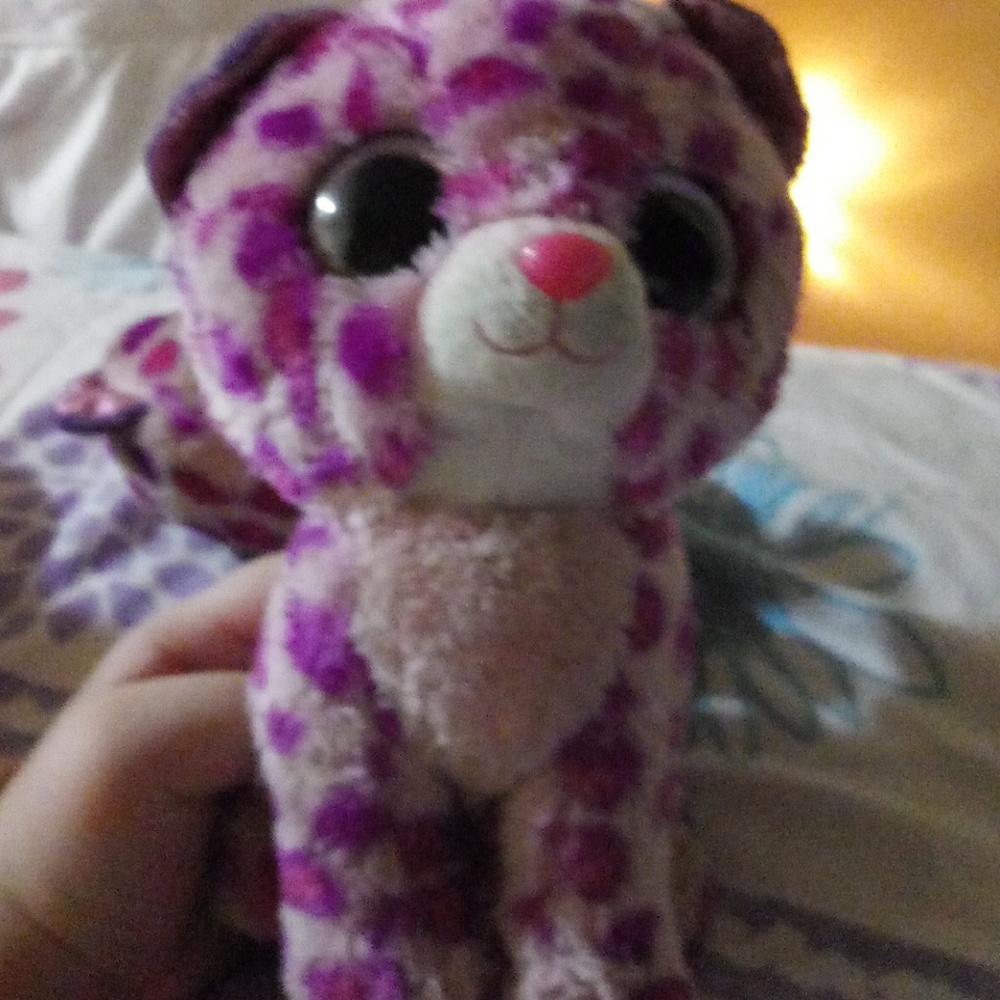Big pink teddy bear